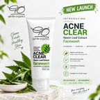 Acne Clear Facewash with Neem Extract – 100ml Gentle Organics