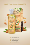 100% Pure Almond Hair Oil (150ml)