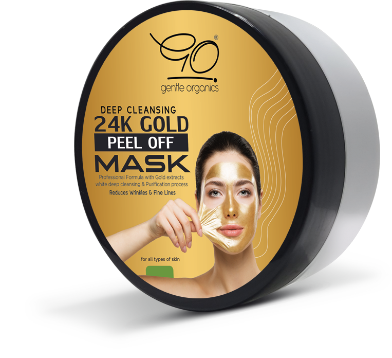24K Gold Peel Off Mask by Gentle Organics