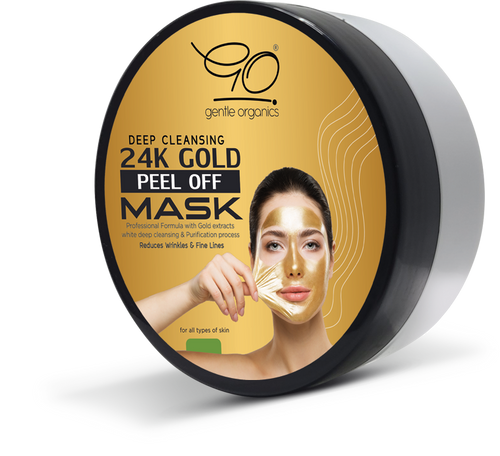 24K Gold Peel Off Mask by Gentle Organics