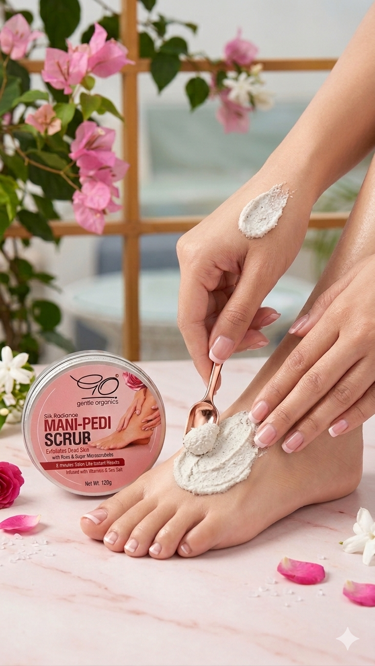 7 in 1 Facial Scrub and Mani Pedi Glow Bundle