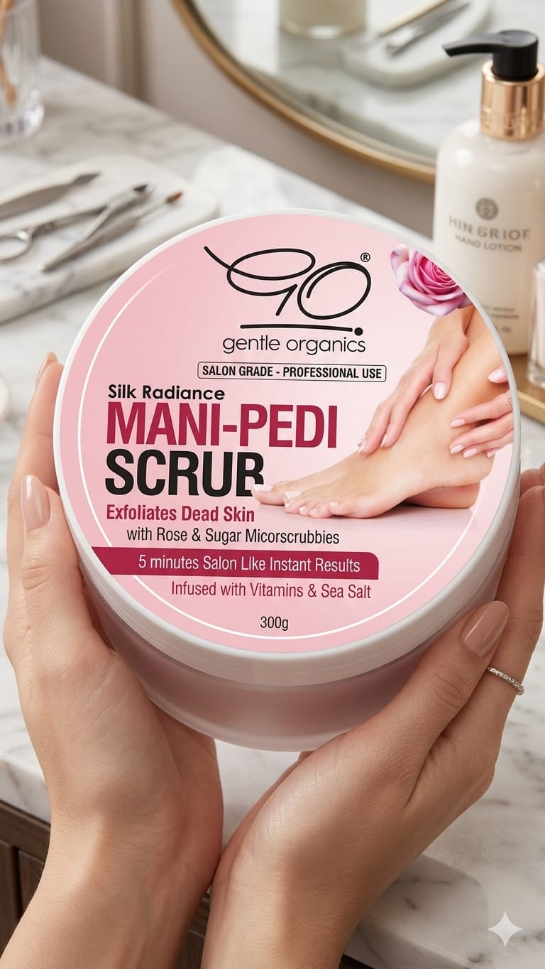 Silk Radiance Mani-Pedi Scrub - Professional Salon Pack (300g)